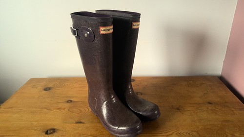 Ladies size hunter wellies - size,