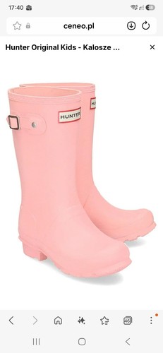 Hunter welly boots candy floss - hunter,