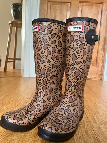 Hunter wellies uk3 leopard - hunter,