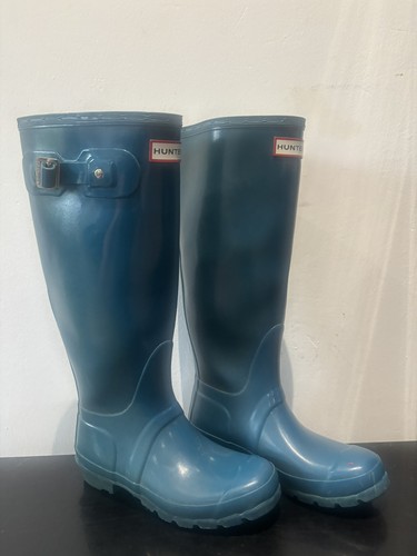 Hunter wellies size - 3, green