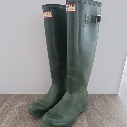 Vintage hunter wellies green - wellies,