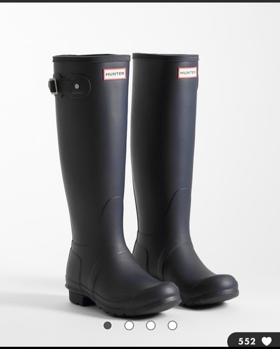 Hunter wellies size navy - hunter,