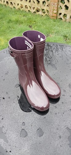 Hunter wellies size dark - 6,