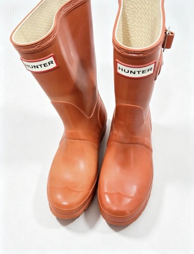 Hunter wellies red - uk, 4