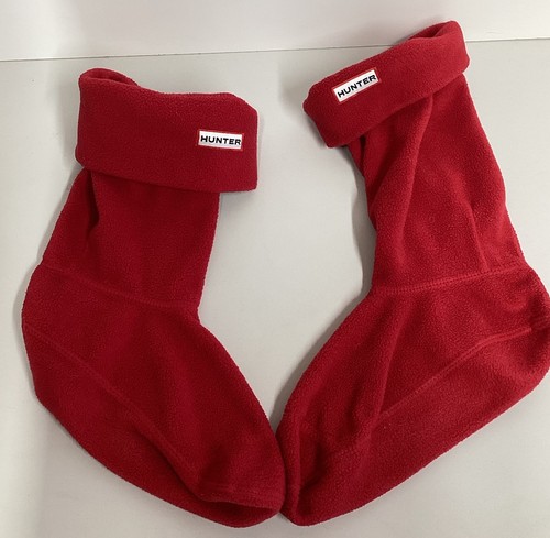 Hunter wellies inserts - wellies, red
