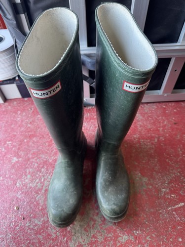 Vintage hunter wellies made - hunter,