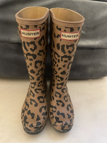 Kids hunter wellies leopard - hunter,