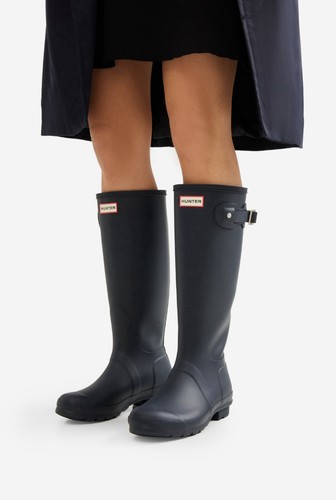 Hunter wellies boots navy - hunter,